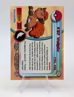 2000 Topps Chrome Pokemon: Vulpix #37 - NM - Image 2