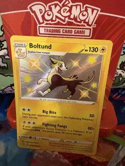 Pokemon Boltund SV040/SV122 Shining Fates Baby Shiny Holo NM - Image 2
