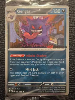 Pokemon TCG Gengar 050/088 Eb Games Perfect Order Stamped Sealed English Promo - Image 1