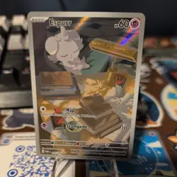 Pokemon TCG Espurr 095/088 2026 Perfect Order Illustration Rare Card - NM - Image 1