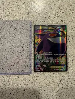 Gengar EX 114/119 XY Phantom Forces 2014 Full Art Holo Rare Pokemon Card - Great - Image 2