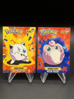Jigglypuff Wigglytuff Pokemon Attack Cards Top 2025 Peru US Seller - Image 1