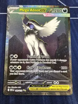 Mega Absol Ex 180/132 Mega Evolution Special Illustration Rare Pokemon TCG NM - Image 1