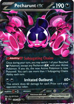 Pecharunt ex - 039/064 Near Mint SV: Shrouded Fable Double Rare Pokemon - Image 1