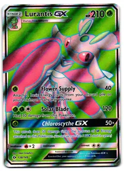 Lurantis GX 138/149 - Sun & Moon Rare Ultra Pokemon TCG - M/LP Card - Image 1