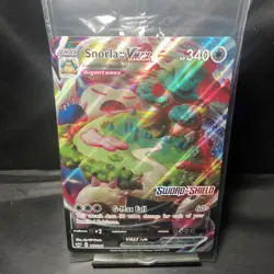Snorlax VMAX JUMBO Card 142/202 Stamped Gamestop Promo Pokemon Sword & Shield - Image 3