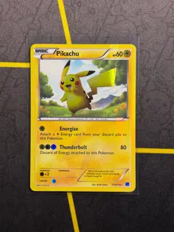 Pikachu 115/114 Pokemon TCG Black and White Secret Rare Card LP - Image 1