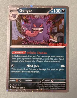 Pokemon TCG Gengar 050/088 Stamped Gamestop Promo Card Perfect Order - Image 1