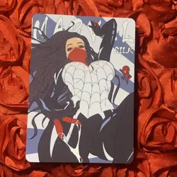 Silk HERO SPIDER-MAN TRIO OOTD Goddess ACG Waifu Holo Girl Card 1 - Image 4