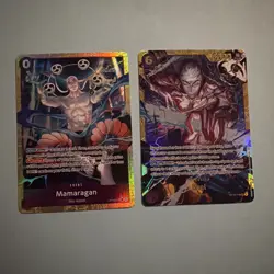 One Piece- 2 Cards Enel/Mamaragan Event OP15-118/ OP15-078 SR/SEC - Image 1