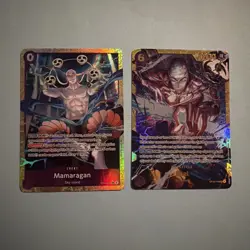 One Piece- 2 Cards Enel/Mamaragan Event OP15-118/ OP15-078 SR/SEC - Image 2