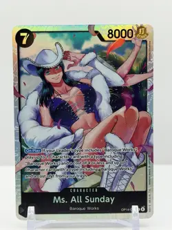 Ms. All Sunday The Azure Sea's Seven OP14-084 NM OP Card - Image 1