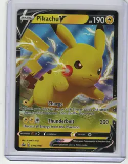 Pikachu V SWSH061 SWSH: Sword & Shield Promo Cards Holo - 241 - Image 1