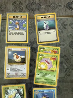 Pokemon TCG Base Set Unlimited - Lot of 23 Cards - MP/LP - Uncommon/Common - Image 2