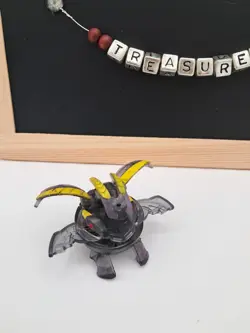 Bakugan Translucent Darkus Percival New Vestroia W/ Card Rare READ - Image 3