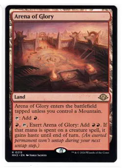 MTG Arena of Glory, Modern Horizons 3 (MH3) Regular Near Mint Magic card NM - Image 1