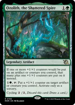 MTG Ozolith, the Shattered Spire March of the Machine Promo Pack NM - Image 1