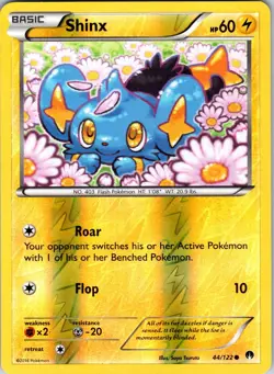 Shinx 44/122 XY - BREAKpoint Pokemon NM/LP Reverse Holo - Image 1