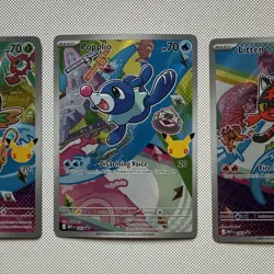 Pokemon First Partner Illustration Collection 3 card gen 7 (Alola set) - Image 3