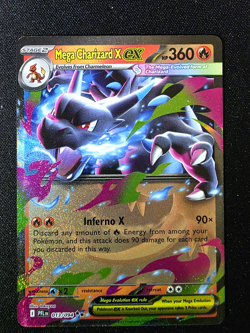 Mega Charizard X EX 13/94 Phantasmal Flames Pokemon Card Near Mint Shiny! - Image 1