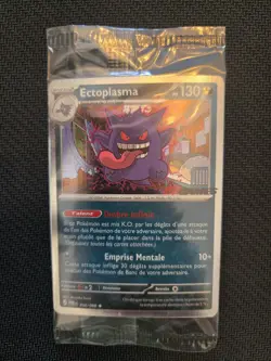 Ectoplasma 050/088 - EB Games FRENCH SEALED Pokemon Promo Gengar 1 SWIRL! - Image 1