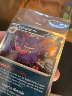 Ectoplasma 050/088 - EB Games FRENCH SEALED Pokemon Promo Gengar 1 SWIRL! - Image 2
