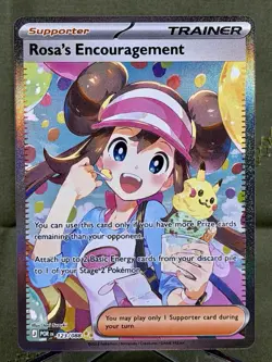 2026 Pokemon Rosa’s Encouragement 123/088 Perfect Order Holo EN SIR Holo Special - Image 1