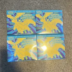 Pokemon Elite Trainer Box Mega Evolution Ascended Heroes Set of 4 - Image 1