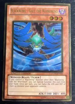 Blackwing - Gale the Whirlwind GLD3-EN021 Gold Series 3 Limited Edition LP - Image 1