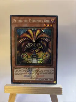 Yugioh! Exodia the Forbidden One EMBLAZONED SECRET 25LP-EN000 WORLD CHAMPIONSHIP - Image 1