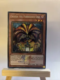 Yugioh! Exodia the Forbidden One EMBLAZONED SECRET 25LP-EN000 WORLD CHAMPIONSHIP - Image 2