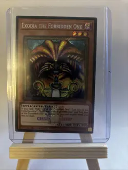Yugioh! Exodia the Forbidden One EMBLAZONED SECRET 25LP-EN000 WORLD CHAMPIONSHIP - Image 4