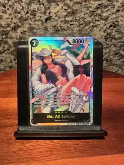 Ms. All Sunday OP14-084 SR Super Rare THE AZURE SEA'S SEVEN ENGLISH One Piece NM - Image 1