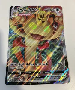 Meowth VMAX SWSH005 SWSH: Sword & Shield Promo Cards Holo - Image 1