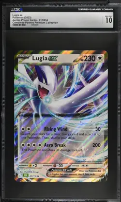 CGC 10 GEM MINT Lugia ex Jumbo Holo Rare 017/034 Oversized Pokemon Card psa - Image 1