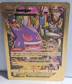 Pokemon Card Gengar gold foil fan art TG10/TG30 - Image 1