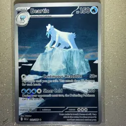 Pokemon Beartic Illustration Rare 110/086 BLK EN Stage 1 Card 2025 - Image 2