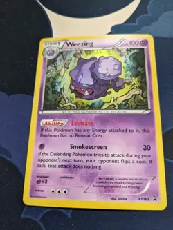 Weezing XY163 Holo Promo Pokemon Card Pokemon TCG Pokemon Trading Card Game NM - Image 2