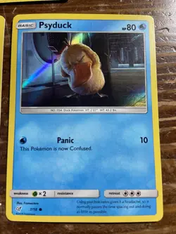 Psyduck 2019 Detective Pikachu Set 7/18 Holo Holographic Foil Pokemon Card - Image 5
