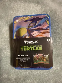 Magic: The Gathering Teenage Mutant Ninja Turtles Tin 3 Boosters - Image 1