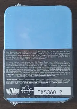 Magic: The Gathering Teenage Mutant Ninja Turtles Tin [Shredder] Box 3 Boosters - Image 2