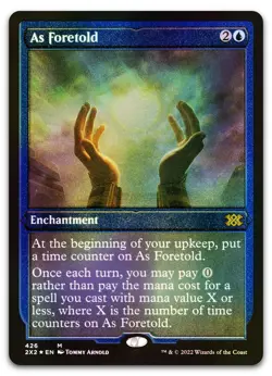 As Foretold (Foil Etched) #426 (NM) Double Masters 2022 2X2 Magic MTG - Image 1