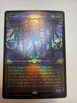 MTG Braids, Arisen Nightmare Dominaria United Textured Foil Rare NM - Image 1