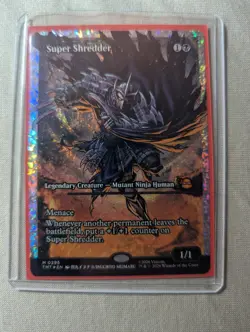 Super Shredder (Showcase) (Fracture Foil) Teenage Mutant Ninja Turtles Foil - Image 3