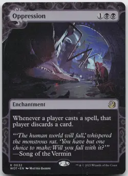 Oppression (32) Wilds of Eldraine: Enchanting Tales NM - MTG - Image 1
