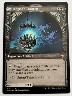 MTG Tergrid, God of Fright Tergrid's Lantern (Showcase) -Kaldheim NM - Image 2