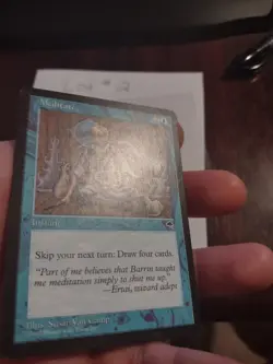 MTG Meditate Tempest NM smoke free home - Image 2