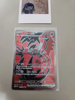 Yveltal ex 105/088 ME03: Perfect Order NM Pokemon TCG Full Art Red - Image 1