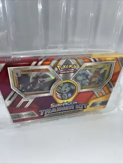 Lot of 2 Pokemon TCG Sun And Moon New Trainer Kits: Lycanroc & Alolan Raichu - Image 2