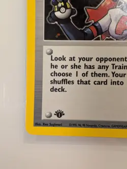 Pokemon Rocket's Sneak Attack 1st Edition Team Rocket Holo Rare Trainer 16/82 W… - Image 5